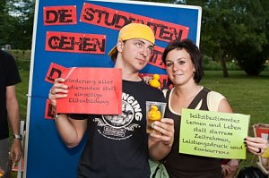 Enten zum Streiken