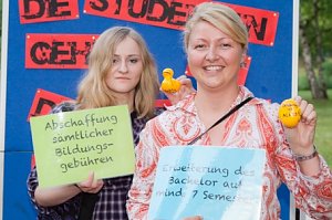 Enten zum Streiken