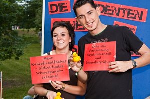 Enten zum Streiken