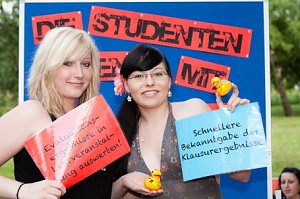 Enten zum Streiken