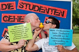 Enten zum Streiken