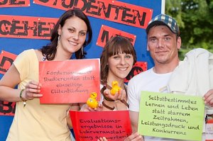 Enten zum Streiken