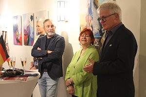 Vernissage der K&uuml;nstlerin in Rathaus Bad Langensalza