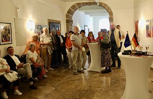 Vernissage der K&uuml;nstlerin in Rathaus Bad Langensalza