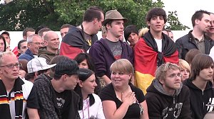 Fu&szlig;ballgucken auf dem Berg
