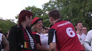 Fu&szlig;ballgucken auf dem Berg