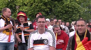 Fu&szlig;ballgucken auf dem Berg