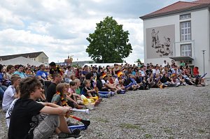 Public Viewing auf den Petersberg