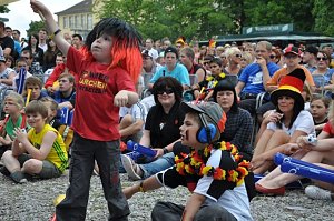 Public Viewing auf den Petersberg