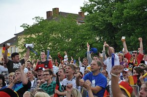 Public Viewing auf den Petersberg