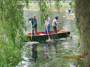 Arbeitseinsatz im Schwimmbad