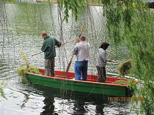 Arbeitseinsatz im Schwimmbad