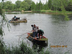 Arbeitseinsatz im Schwimmbad