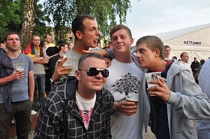 Public Viewing auf den Petersberg