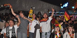 Public Viewing auf den Petersberg