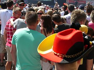 WM-Stimmung auf dem Berg