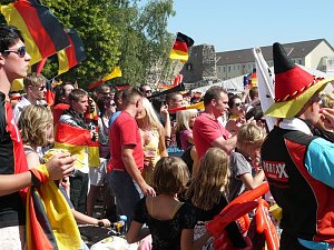 WM-Stimmung auf dem Berg