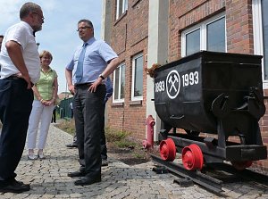 Blitzbesuch Innenminister