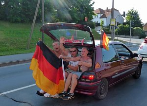 Wieder Autokorso