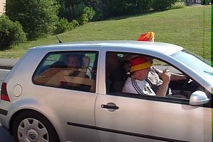 Wieder Autokorso