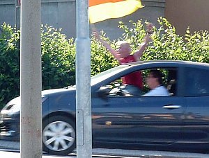 Wieder Autokorso