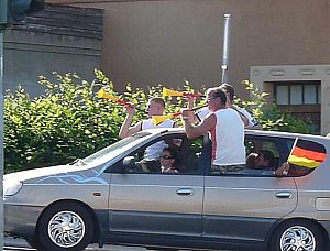 Wieder Autokorso