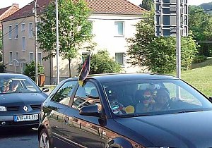 Wieder Autokorso