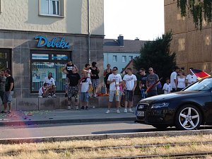 Party auf der Stra&szlig;e
