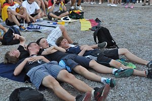 Public Viewing auf den Petersberg