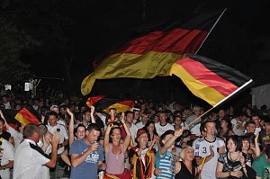 Public Viewing auf den Petersberg