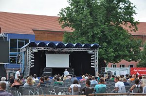 Public Viewing auf den Petersberg