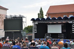 Public Viewing auf den Petersberg