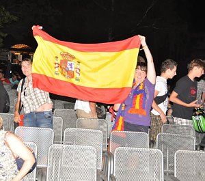 Public Viewing auf den Petersberg
