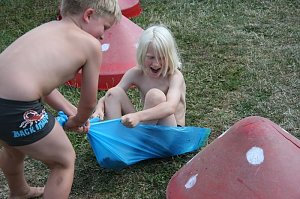Gel&auml;ndespiel und Wasserschlacht