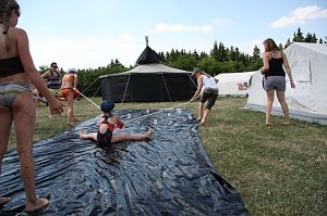 Gel&auml;ndespiel und Wasserschlacht