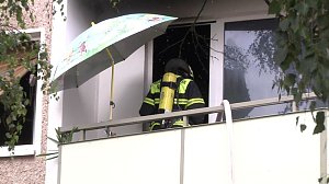 Brand in der Küche