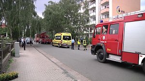 Brand in der Küche