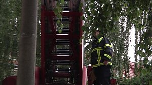 Brand in der Küche