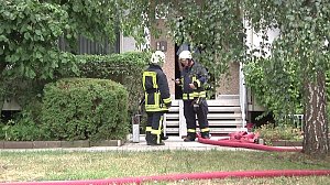 Brand in der Küche