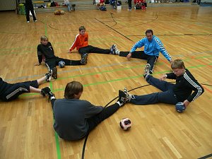Training mit Olympiasieger