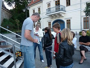 Athletenpr&auml;sentation des 15. Sparkassenmeetings 