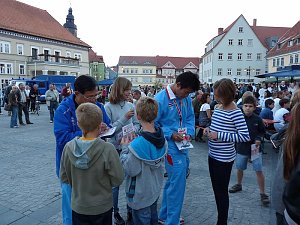 Athletenpr&auml;sentation des 15. Sparkassenmeetings 