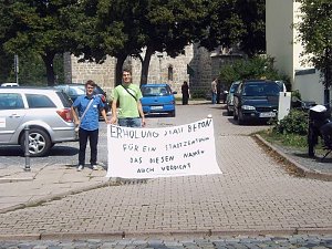 Grüne Jugend protestiert
