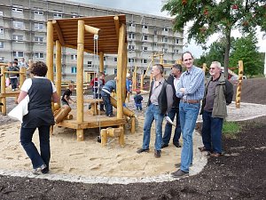 Einweihung Spielplatz