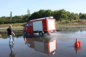 Feuerwehr im Schleudergang
