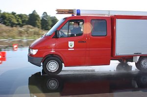 Feuerwehr im Schleudergang