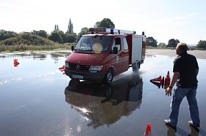 Feuerwehr im Schleudergang