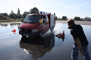 Feuerwehr im Schleudergang