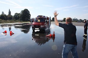 Feuerwehr im Schleudergang