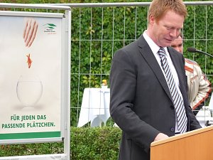 Symbolischer Spatenstich